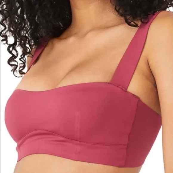 Free People Intimately Fp Naomi Longline Bralette In Dried Rose - Picture 1 of 1